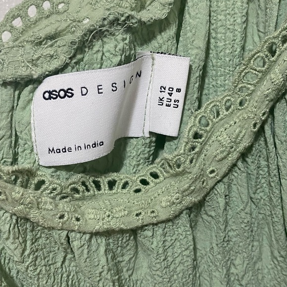 ASOS Ruffled Maxi Dress size 8 - Picture 2 of 8